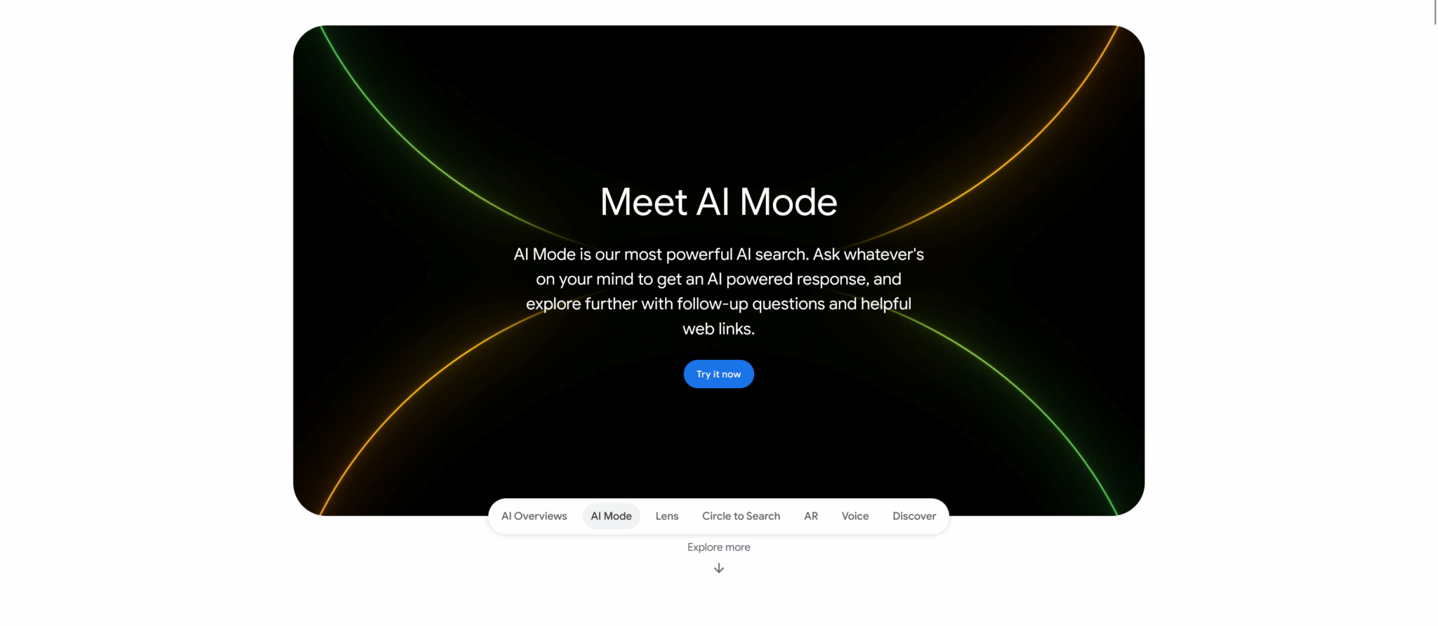 Google AI Mode Features: Complete List and How to Use Them - Begins w/ AI